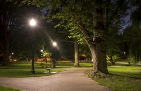 outdoor municipal lighting